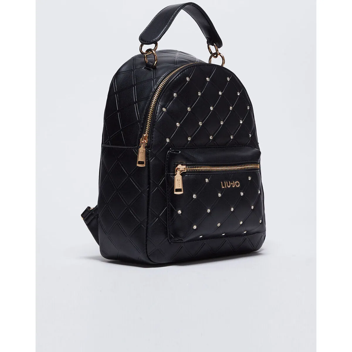 Mochila acolchada con strass