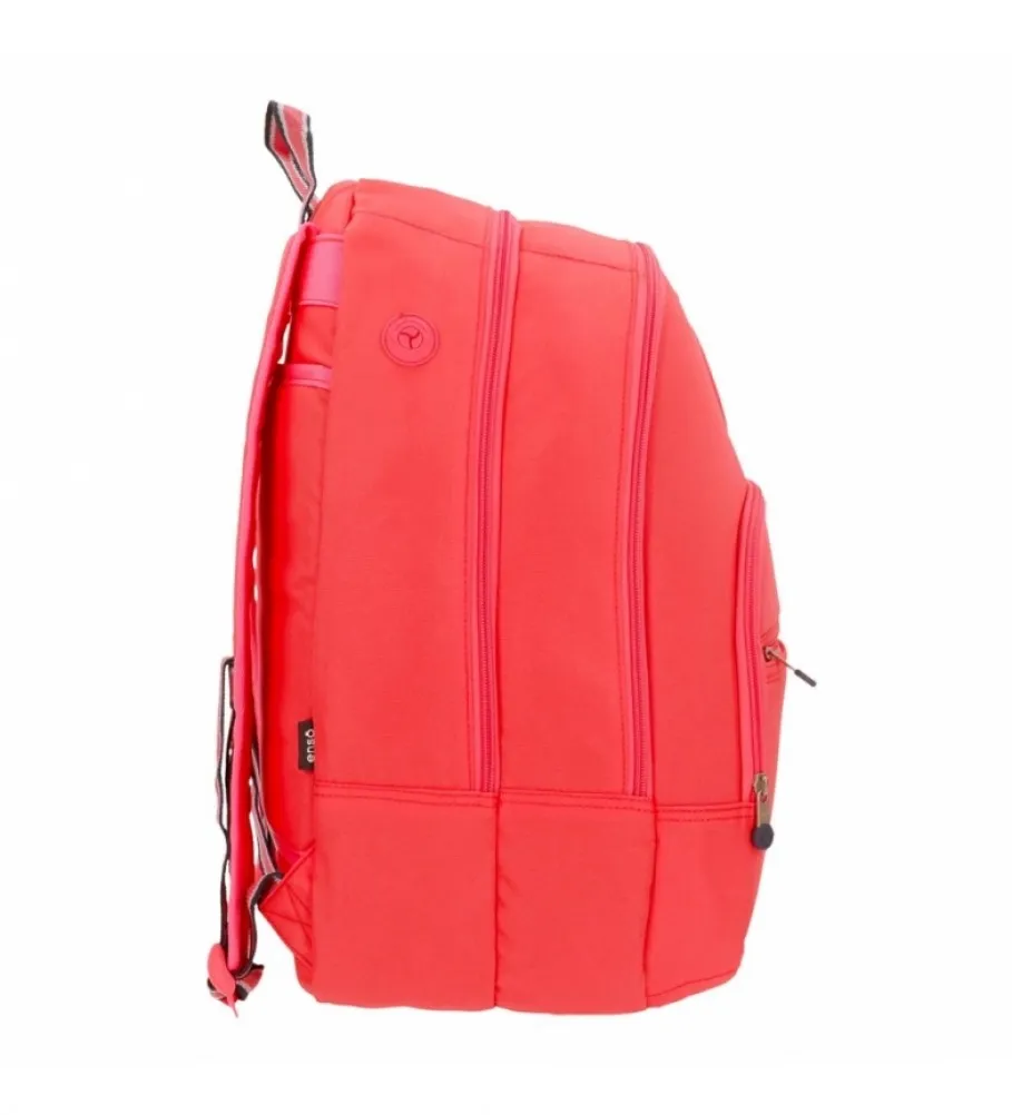 MOCHILA BASIC 32X46X17CM ROJO