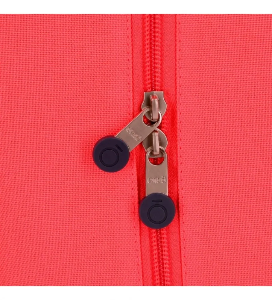 MOCHILA BASIC 32X46X17CM ROJO