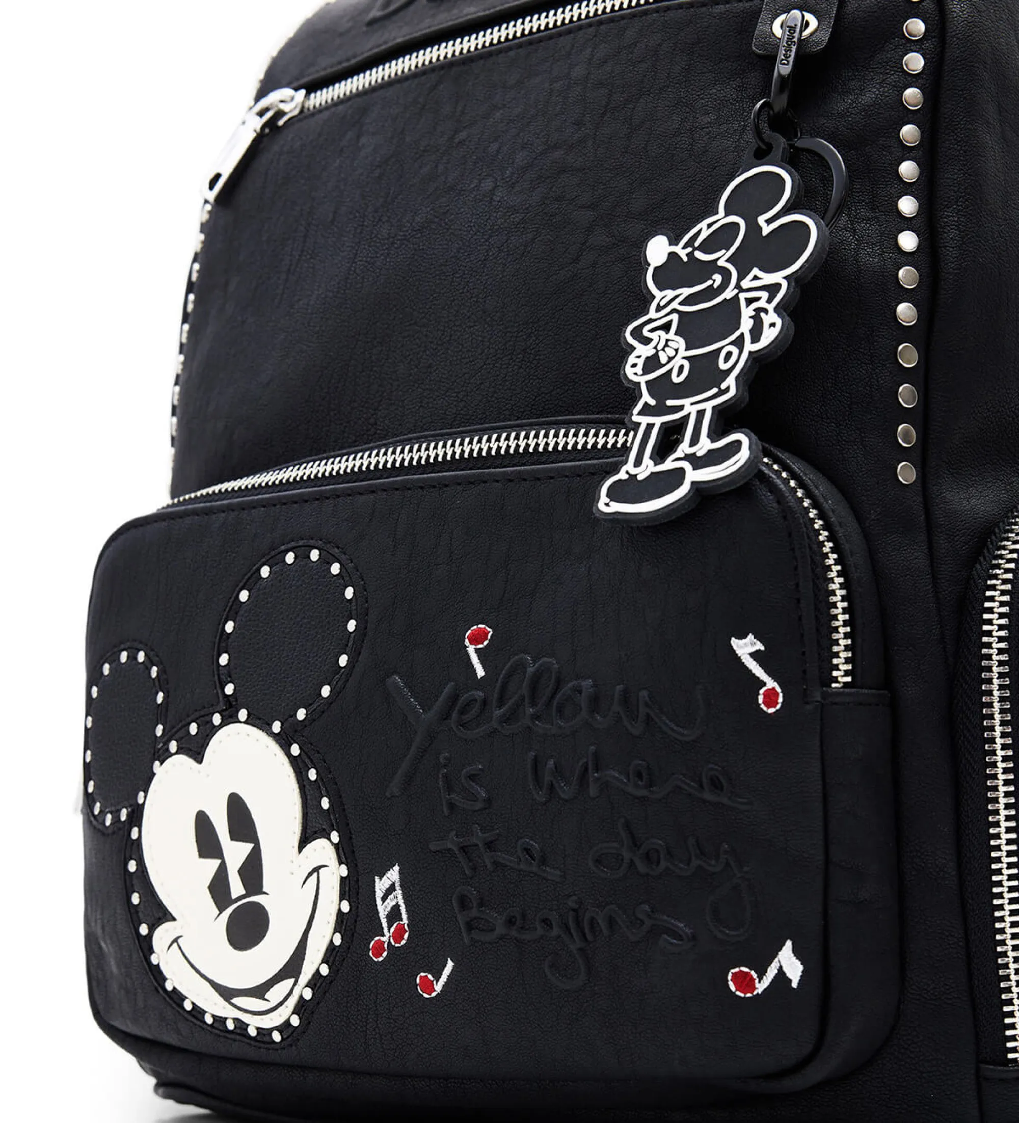 Mochila Mickey Mouse negro