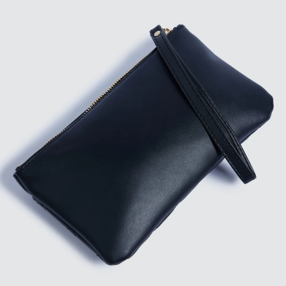Monedero Con Doble Bolsillo Texturizado