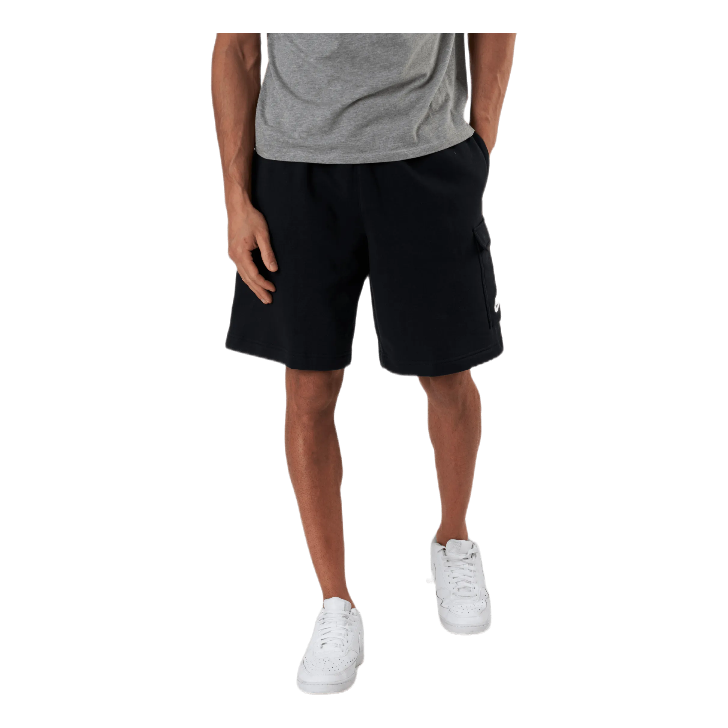 Nike Sportswear Club Men's Cargo Shorts BLACK/BLACK/WHITE