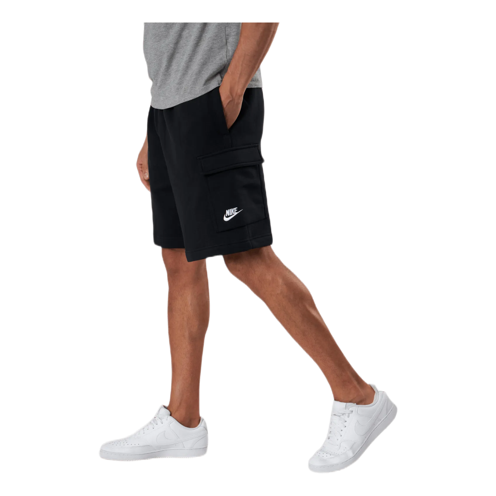 Nike Sportswear Club Men's Cargo Shorts BLACK/BLACK/WHITE