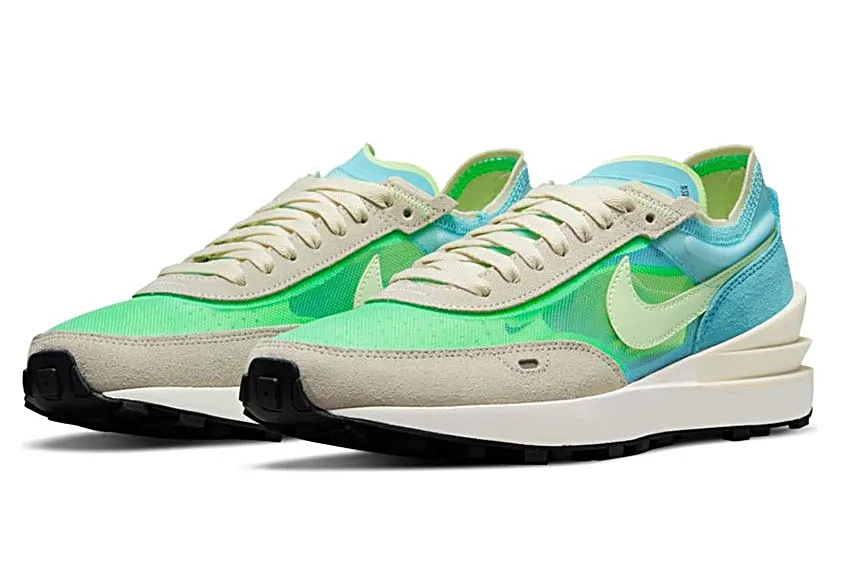 Nike Waffle One W "GreenBlue"