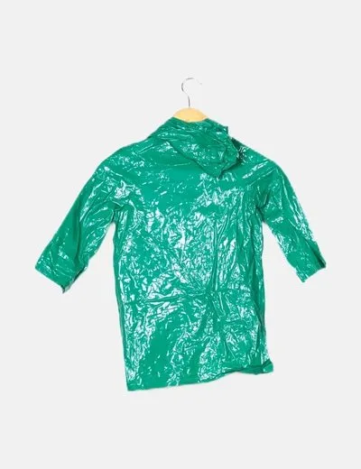 NoName Impermeable verde básico