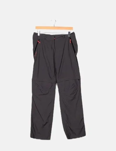 NoName Pantalón gris impermeable