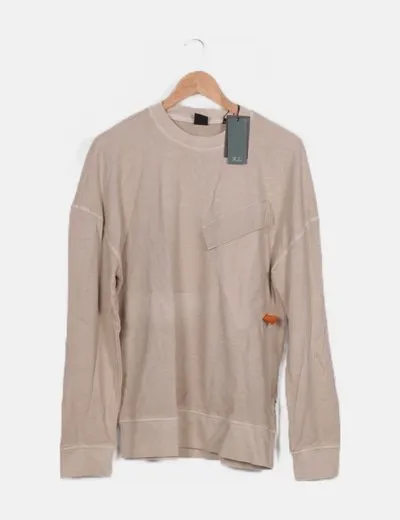 ONLY & SONS Conjunto deportivo beige con bolsillos