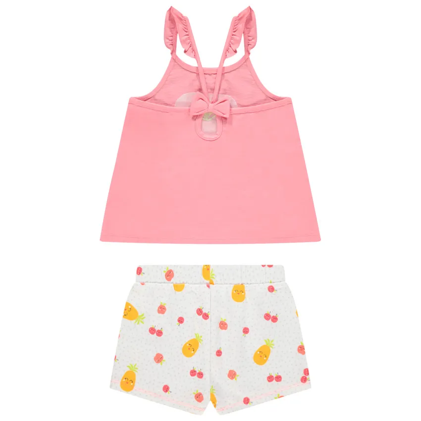 Orchestra Conjunto camiseta de tirantes y short estampado frutas