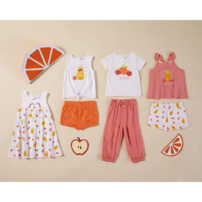Orchestra Conjunto camiseta de tirantes y short estampado frutas