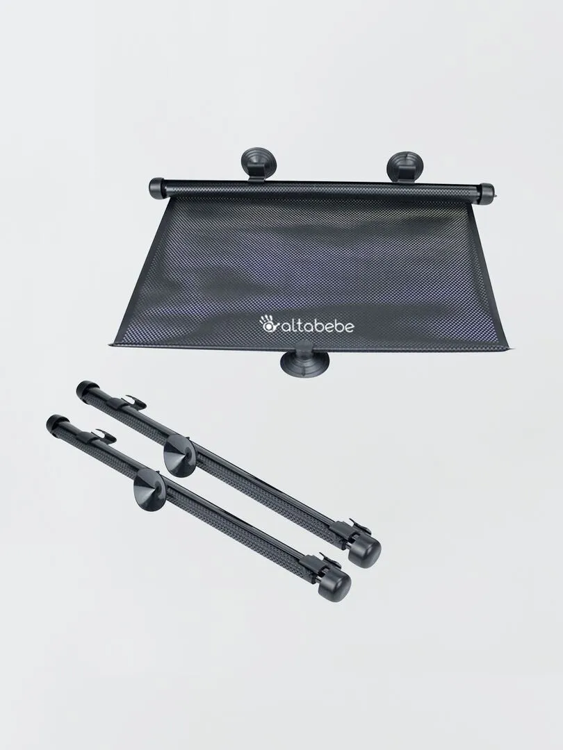 PACK DE 2 PARASOLES ENROLLABLES  NEGRO