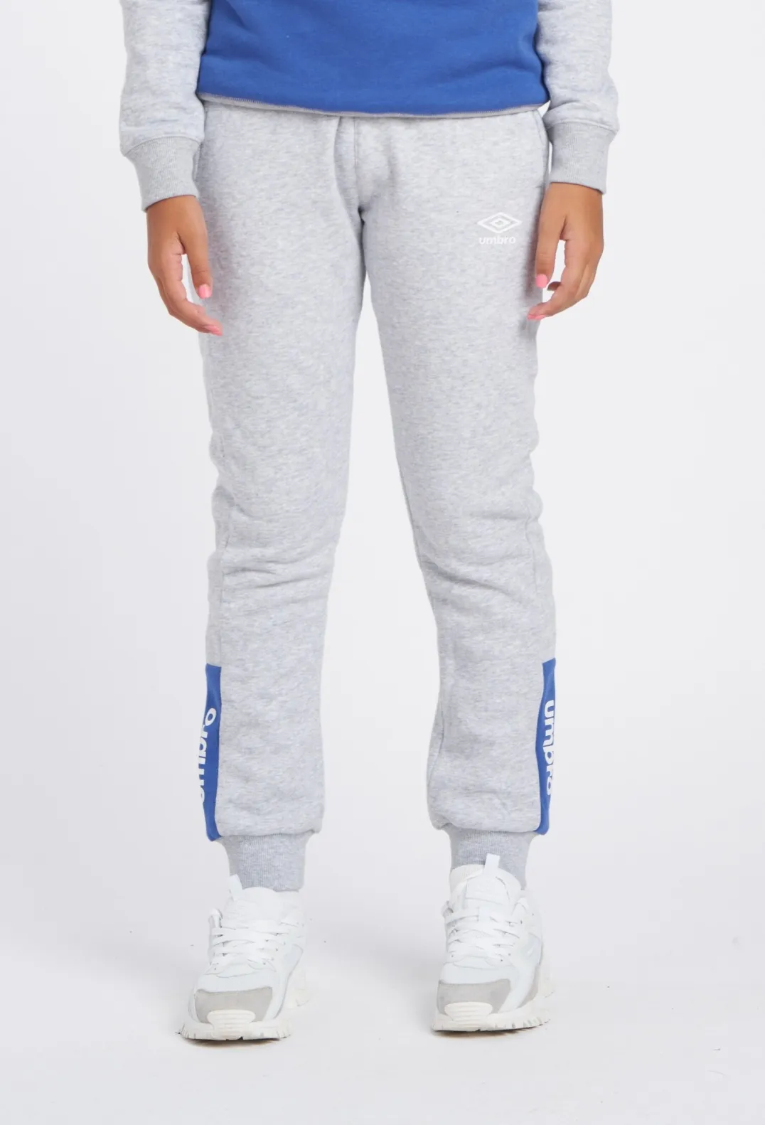 PANTALÓN UMBRO FW SPORTSWEAR JOGGER  JNR GREY MARL / NOUVEAN NAVY
