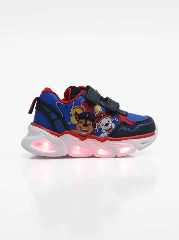 Paw Patrol Zapatos de bebé con lágrimas y luces.