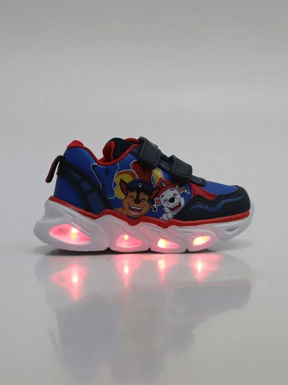 Paw Patrol Zapatos de bebé con lágrimas y luces.