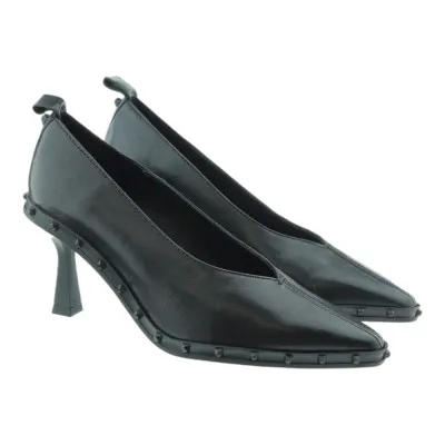 PEDRO MIRALLESZapatos Pedro Miralles Piel Negra Tacón 28577