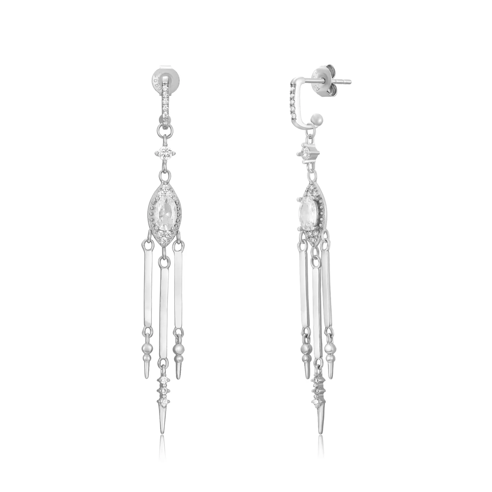 Pendientes Novia con Circonitas