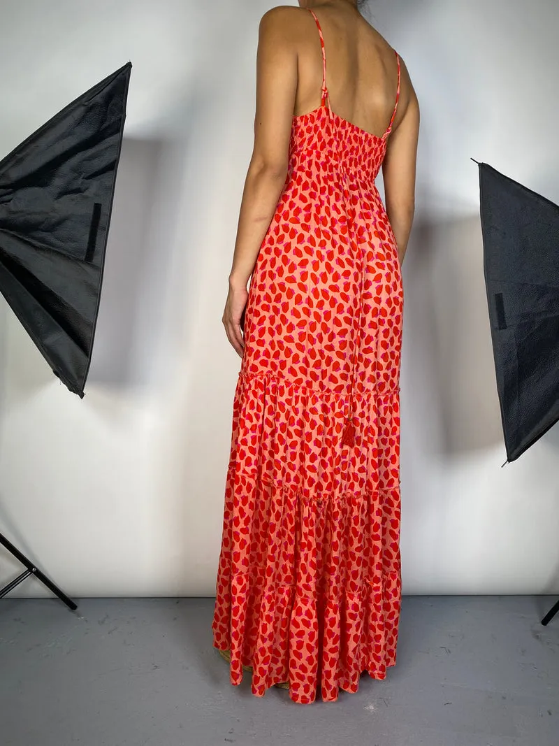 PIPPA Vestido Maxi Estampado Tirantes