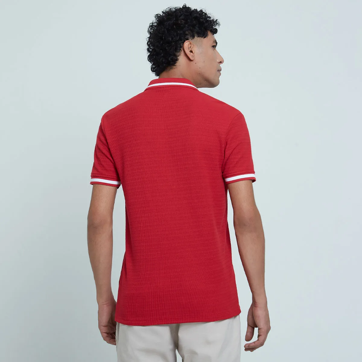 Polo Tejida Con Bolsillo