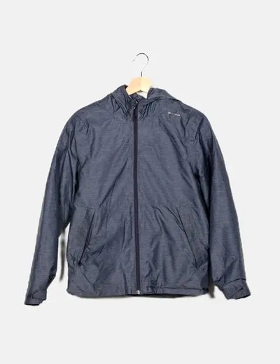 Quechua Chaqueta azul impermeable