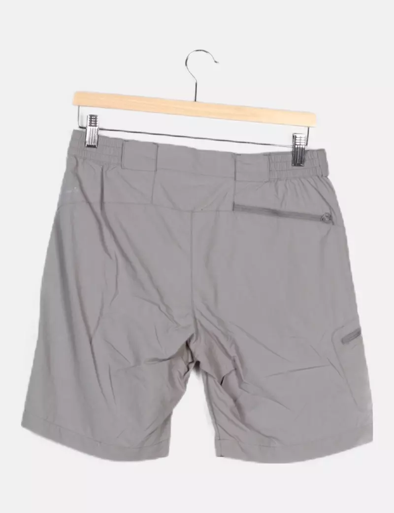 Quechua Short deportivo gris claro deportivo