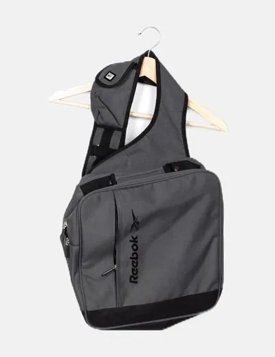Reebok Mochila bandolera gris
