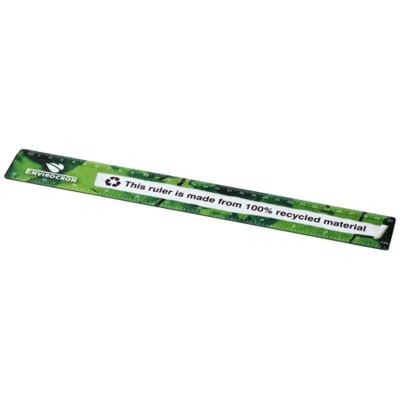 Regla de 30 cm de plástico 100 % reciclado 'Terran'