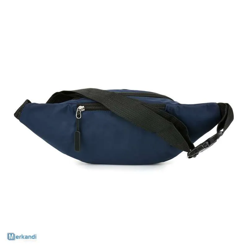 Riñonera azul oscuro, cinturón resistente al agua, duradero y espacioso C50