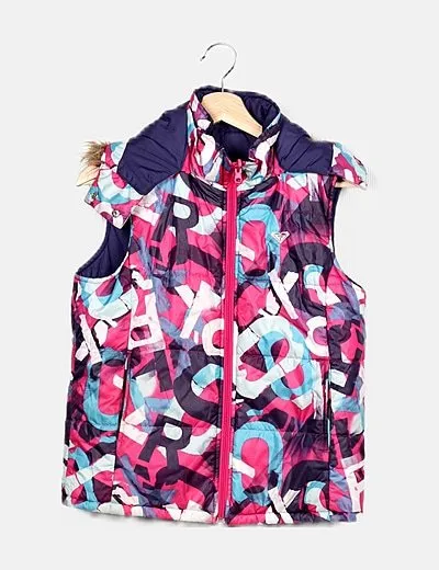 Roxy Chaleco reversible con capucha