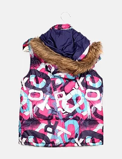 Roxy Chaleco reversible con capucha