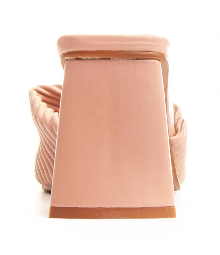 Sandalia De Tacón Para Mujer  Montevita  Andalita  87257 Rosa