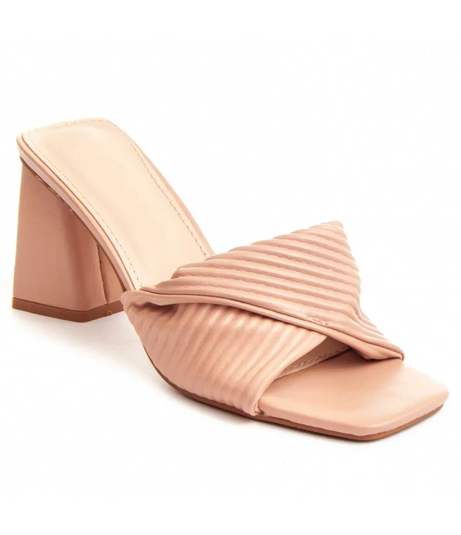 Sandalia De Tacón Para Mujer  Montevita  Andalita  87257 Rosa