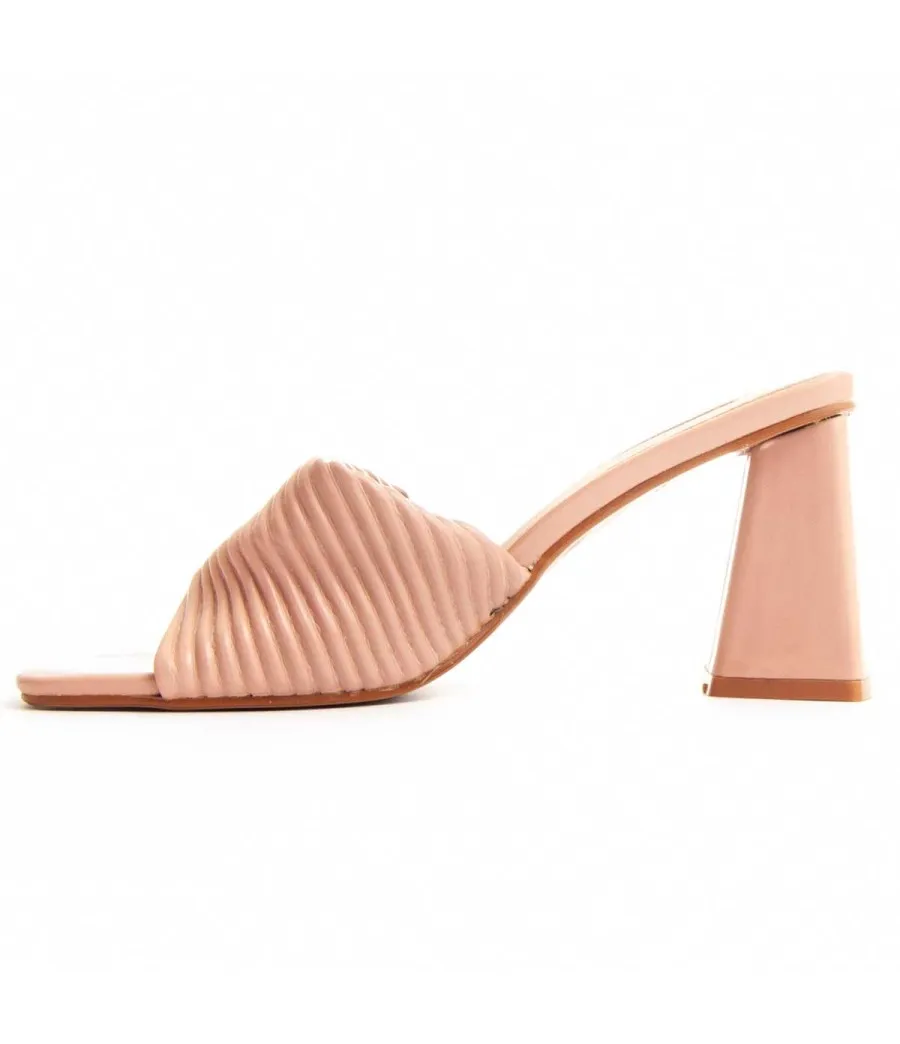 Sandalia De Tacón Para Mujer  Montevita  Andalita  87257 Rosa