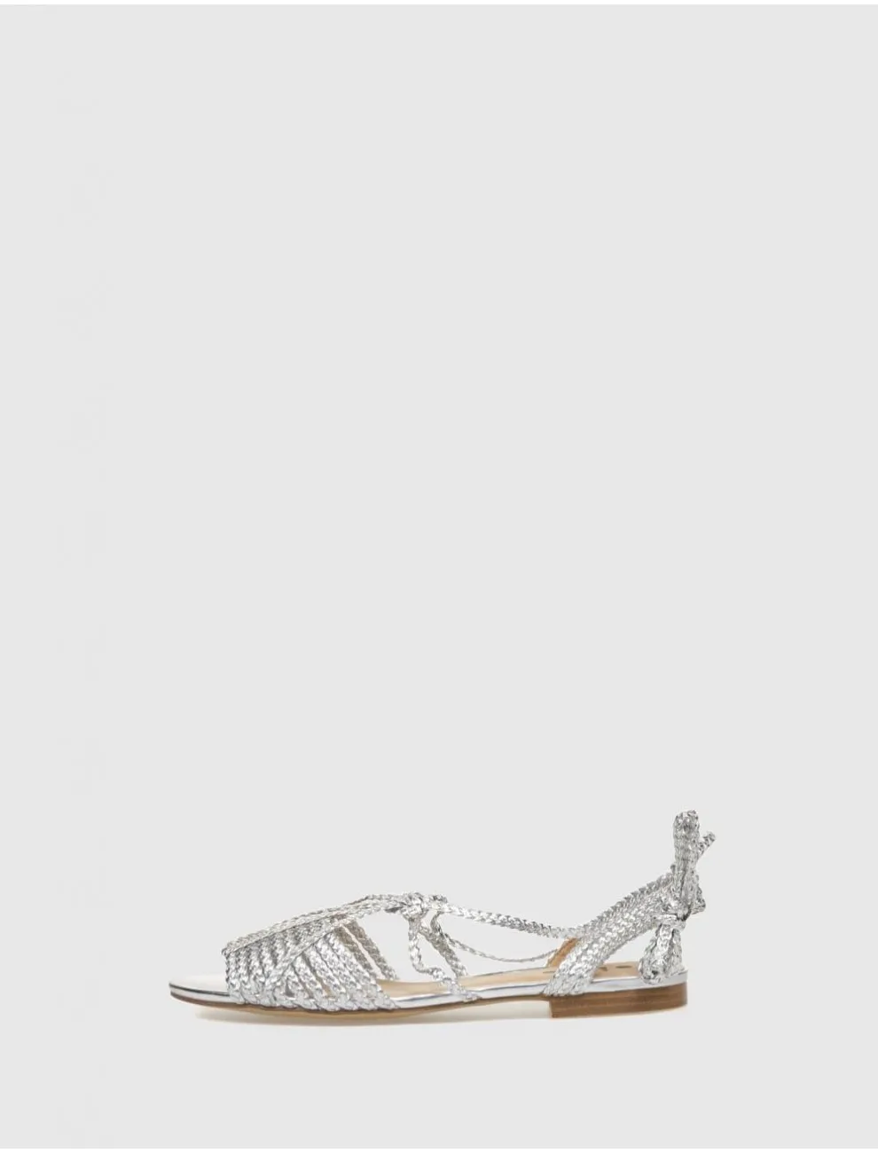 Sandalia Obvio Shoes Rodina Plata