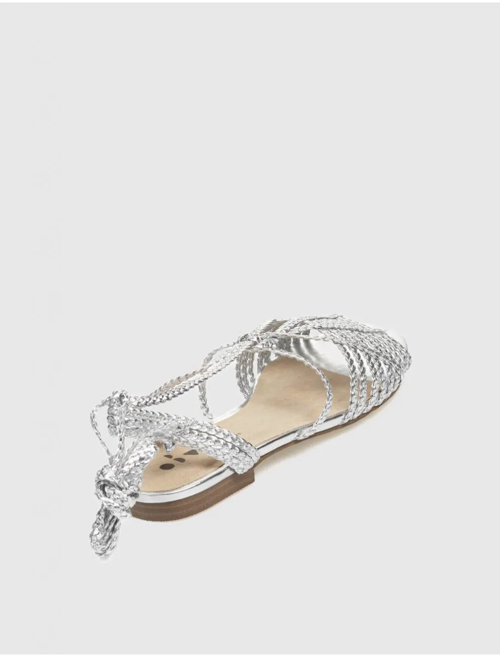 Sandalia Obvio Shoes Rodina Plata
