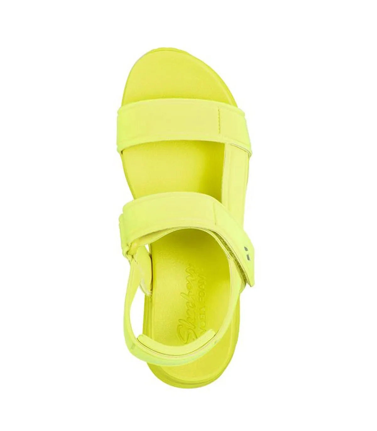 SANDALIAS CAMARA DE AIRE SKECHERS UNO  FUN STAND AMARILLO