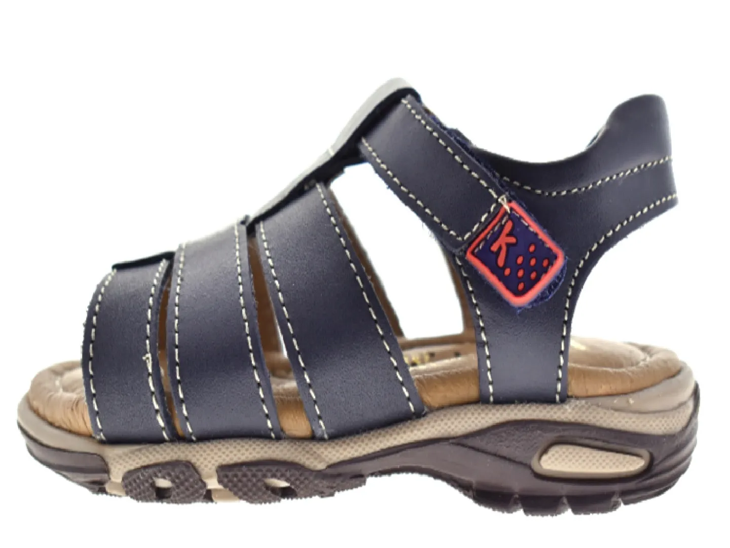 Sandalias Kinder 7405 Azul Para Niño