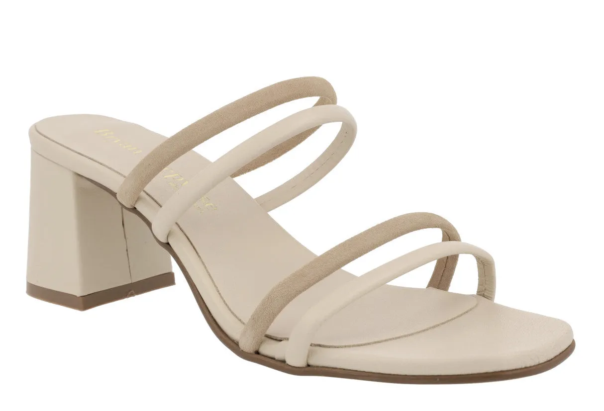 Sandalias Nolita de tiras combinadas y tacón ancho para mujer