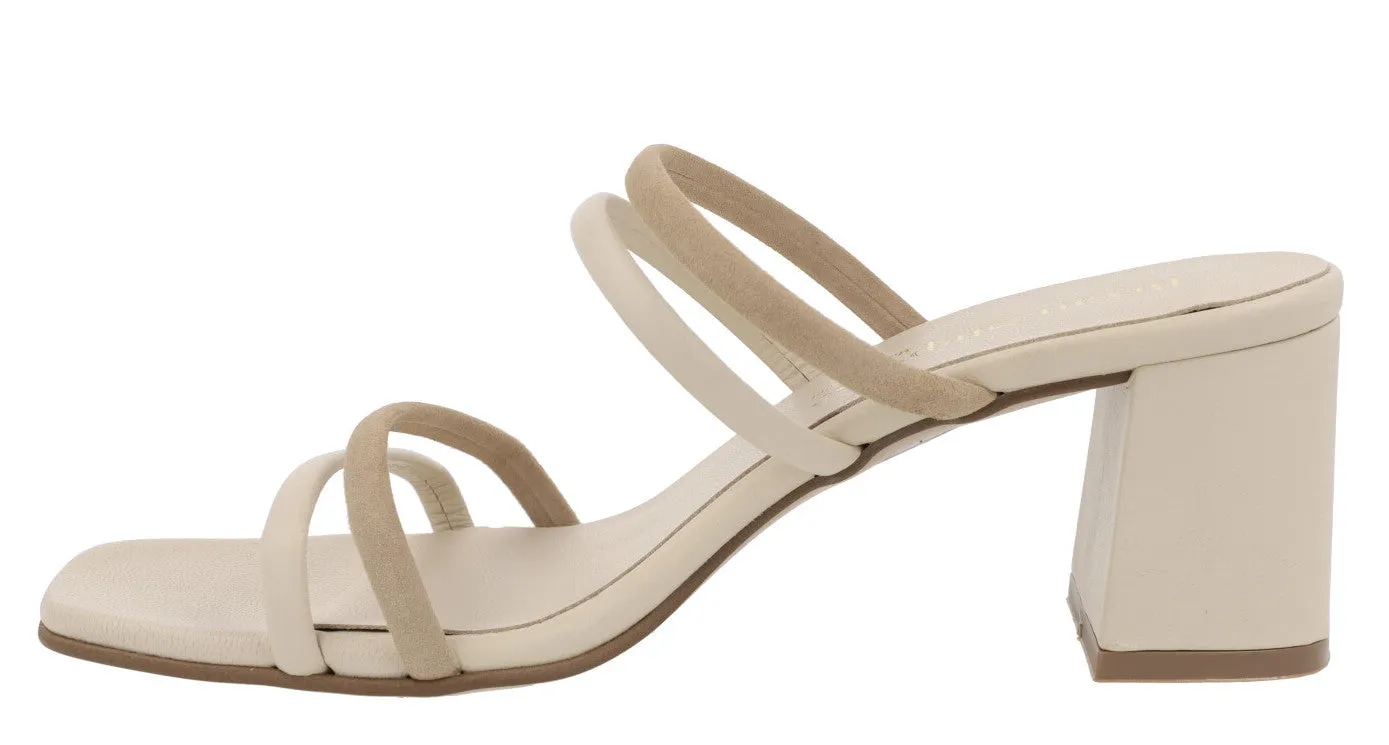 Sandalias Nolita de tiras combinadas y tacón ancho para mujer