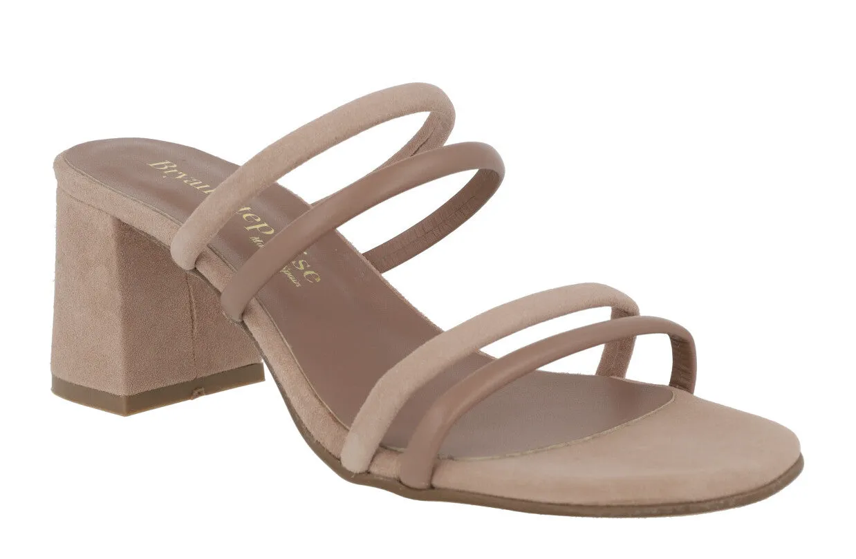 Sandalias Nolita de tiras combinadas y tacón ancho para mujer