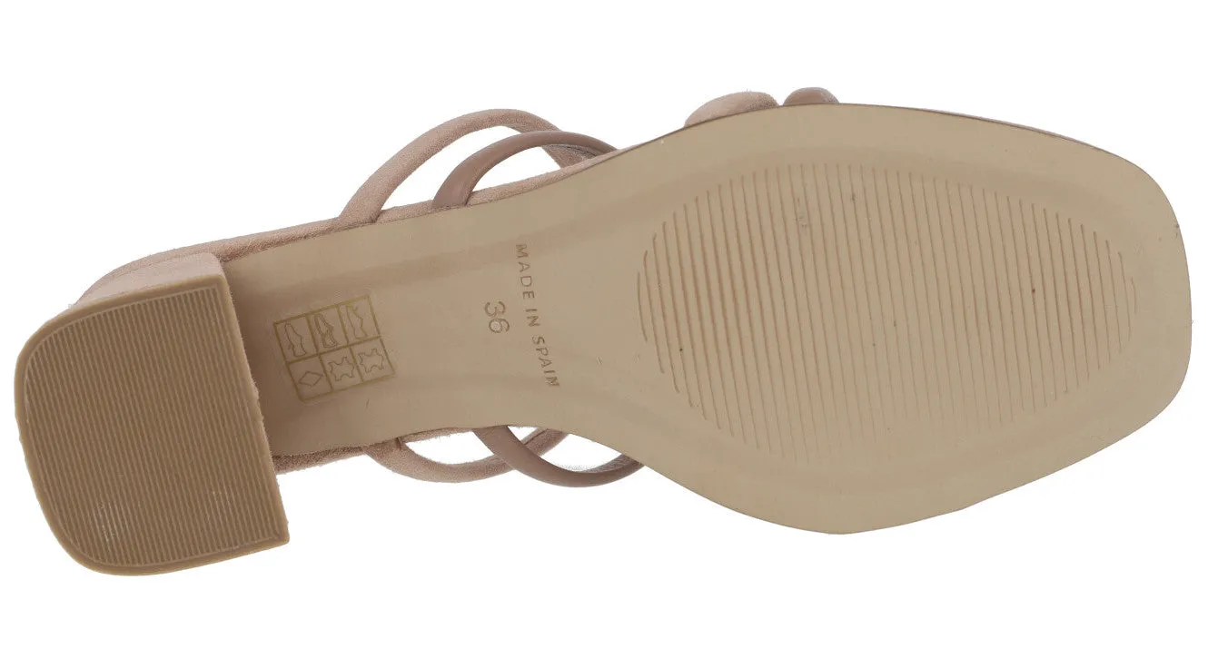 Sandalias Nolita de tiras combinadas y tacón ancho para mujer