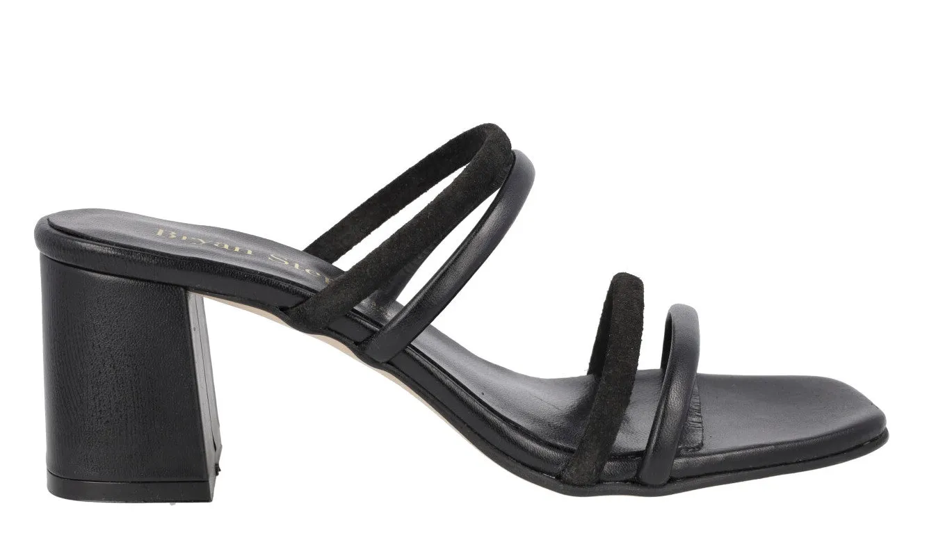 Sandalias Nolita de tiras combinadas y tacón ancho para mujer