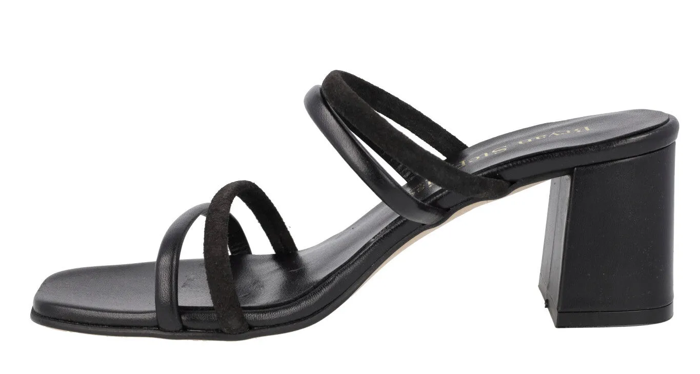 Sandalias Nolita de tiras combinadas y tacón ancho para mujer