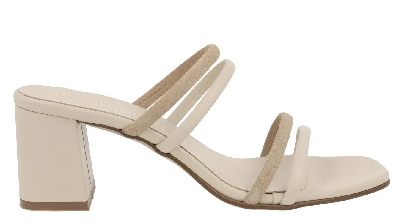 Sandalias Nolita de tiras combinadas y tacón ancho para mujer