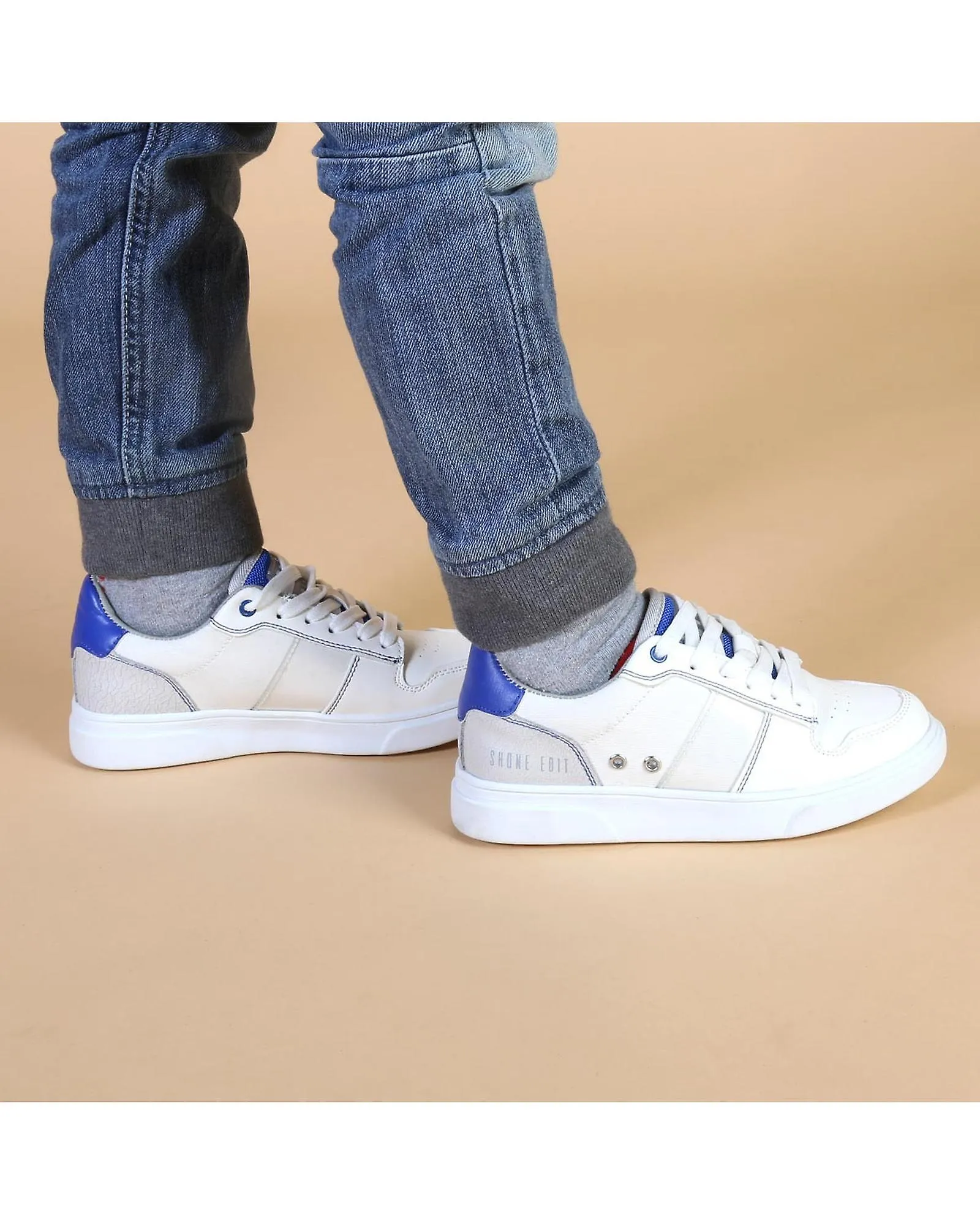 Shone Memory Foam  Sneakers with Synthetic Material Upper