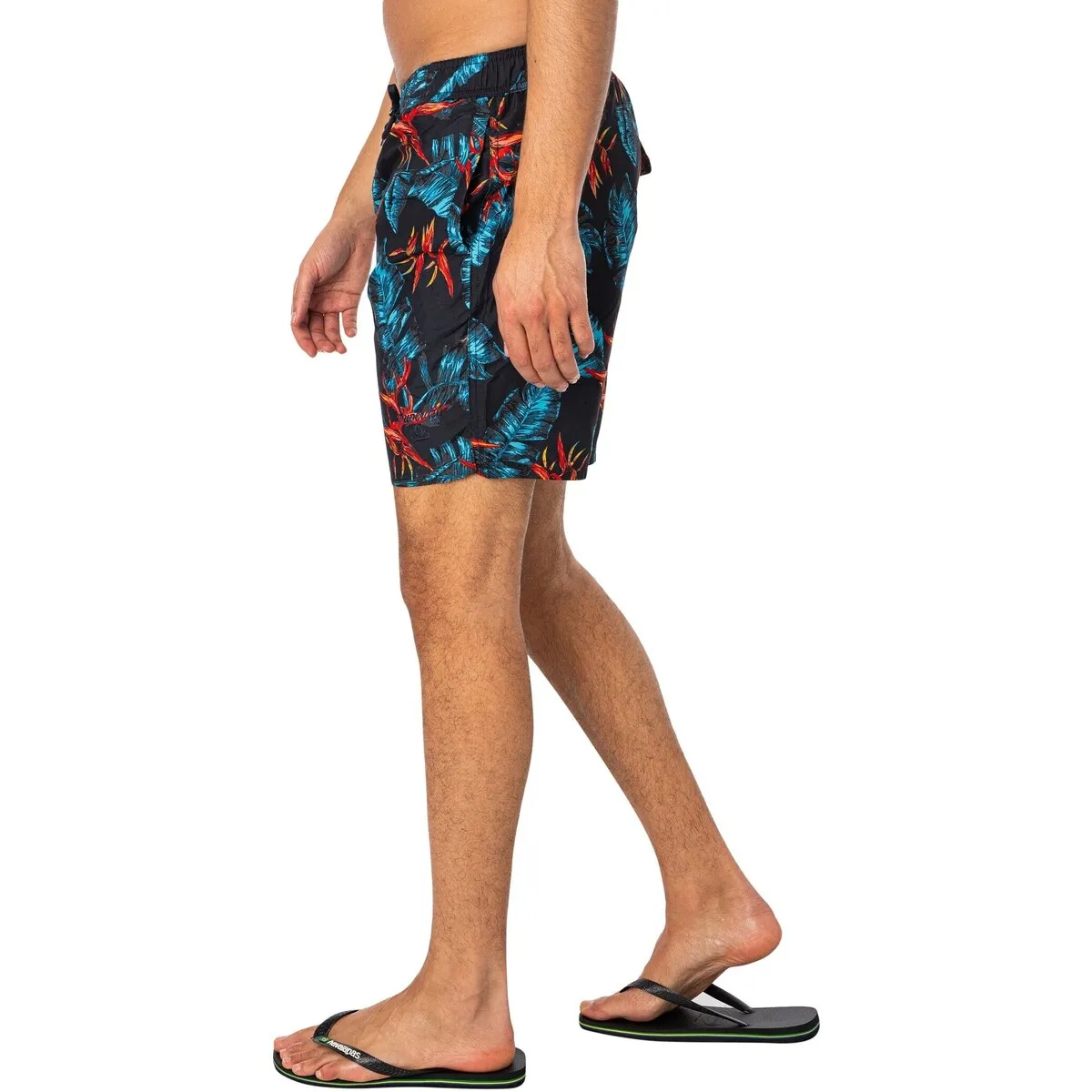 Shorts De Baño Con Estampado Hawaiano 17
