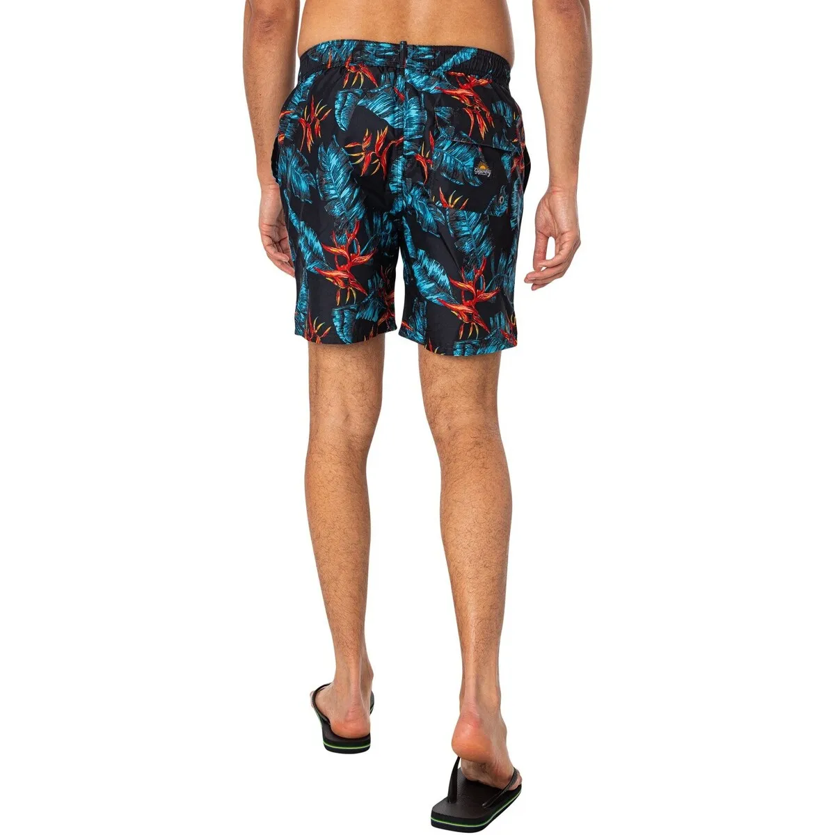 Shorts De Baño Con Estampado Hawaiano 17
