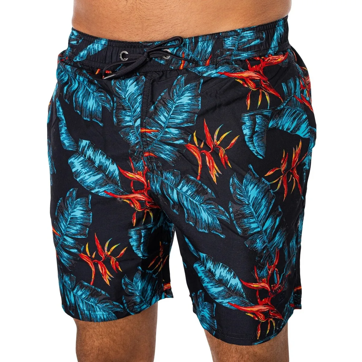 Shorts De Baño Con Estampado Hawaiano 17
