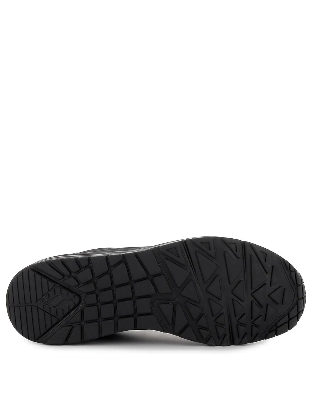 Sneakers negros cordones mujer camara de aire Skechers