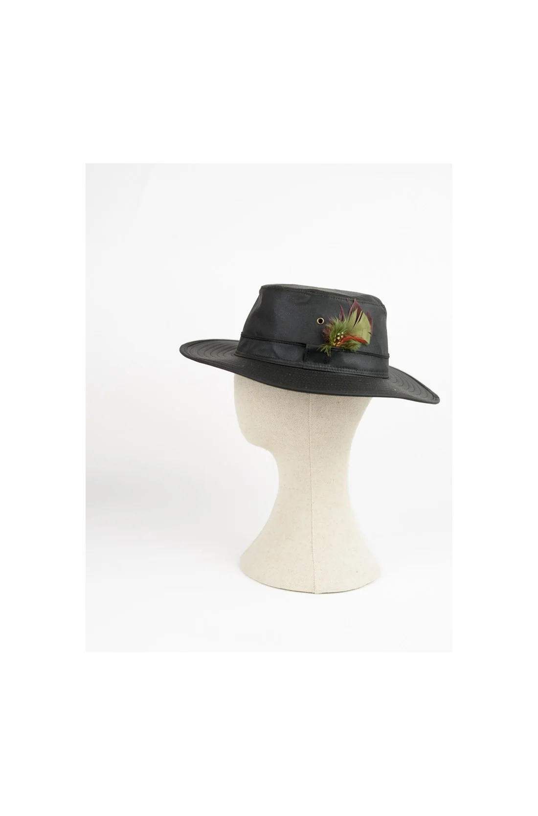 SOMBRERO PLUMA BRITISH IMPERMEABLE VERDE