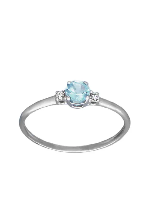 SORTIJA ORO BLANCO 18K TOPACIO AZUL Y DIAMANTE 030_3369BTAS