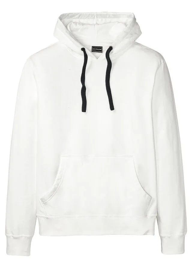 Sudadera con capucha crema suave
